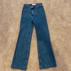 & Other Stories High Waist Flared Jeans